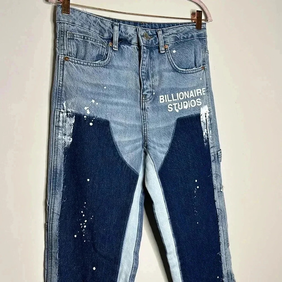 Billionaire Studio Blue Denim Jeans - Picture 3 of 13
